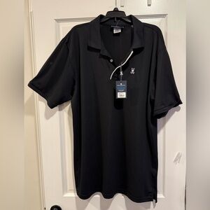 Men’s Black 3XL Size 9 Psycho Bunny Otis Sport Polo NWT.
